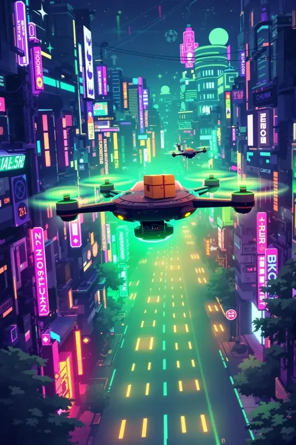 未来快递员 电影海报